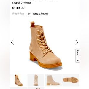 Cole Haan Lace-up combat boots